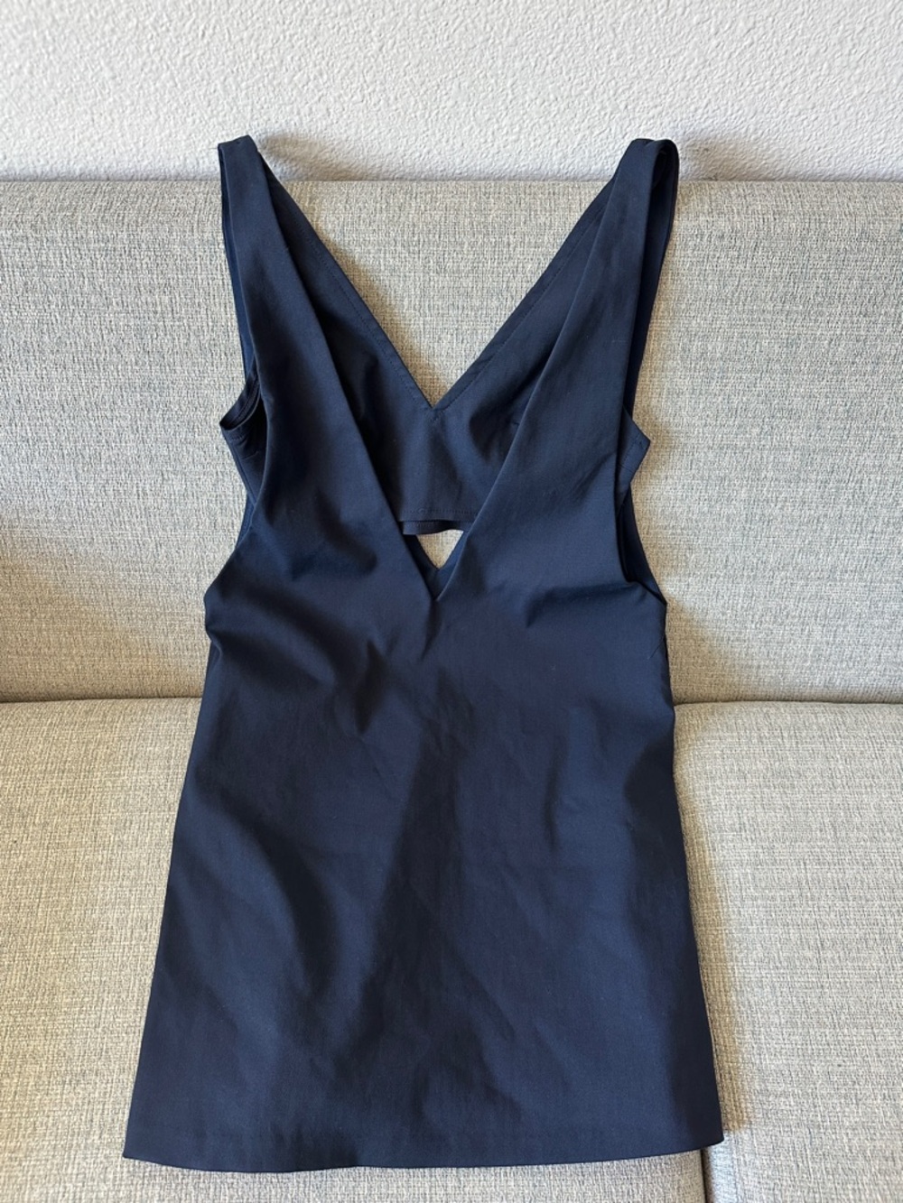Zara navy bra V-Back Mini Dress
